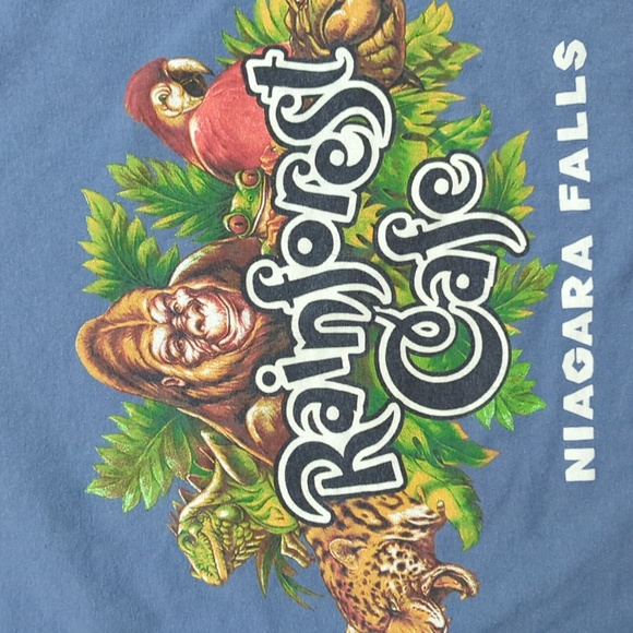 Rainforest Cafe Blue Niagara Falls Animals *see measurements* - Picture 2 of 6